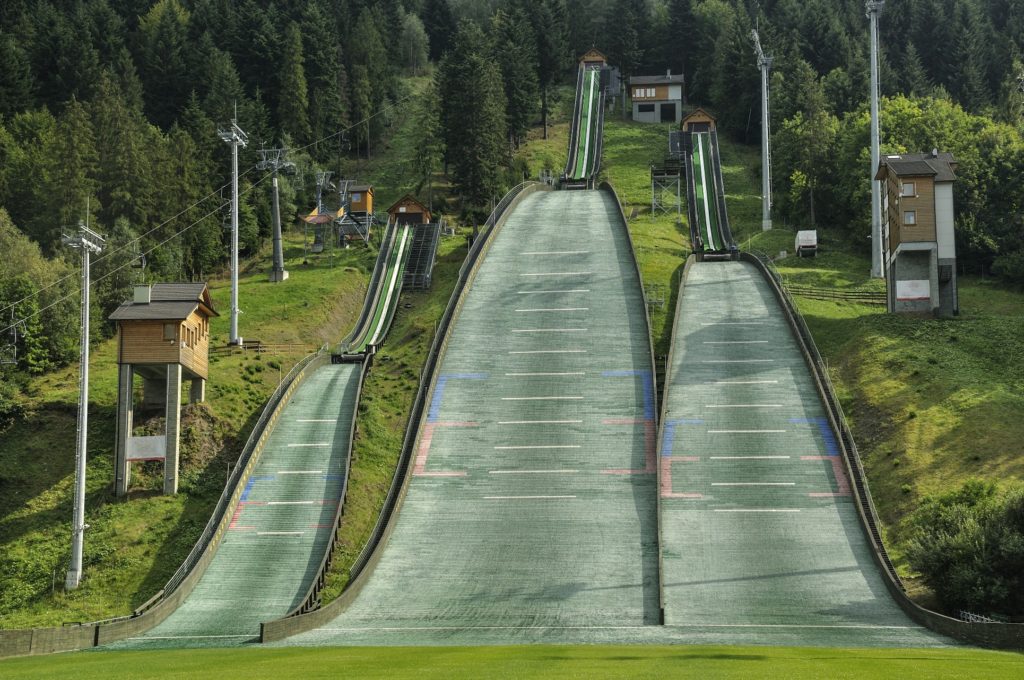 Kompleks skoczni narciarskich to jedna z największych atrakcji turystycznych Szczyrku.